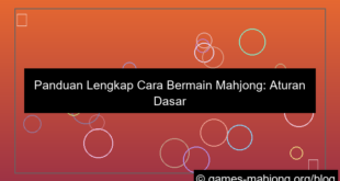 gambar cara bermain mahjong