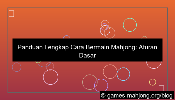 gambar cara bermain mahjong