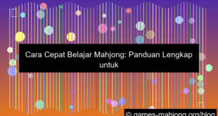visual cara cepat belajar mahjong