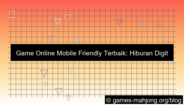 desain game online mobile friendly