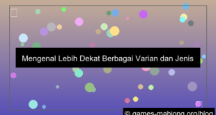 jenis permainan mahjong