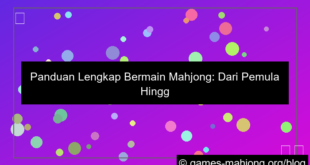 desain panduan bermain mahjong