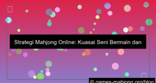 strategi mahjong online