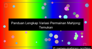 grafik variasi permainan mahjong