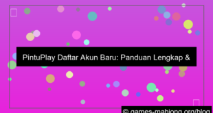 pintuplay daftar akun baru