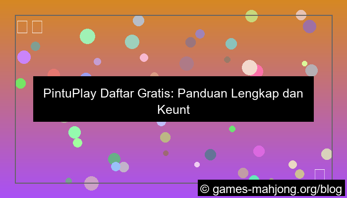 visual pintuplay daftar gratis