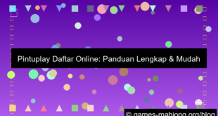 pintuplay daftar online