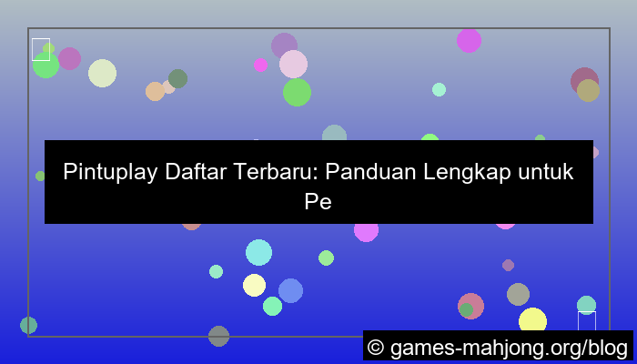 visual pintuplay daftar terbaru