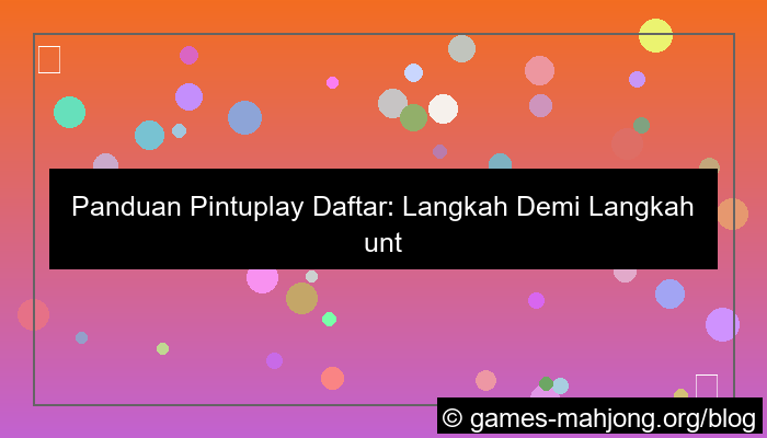 grafik pintuplay daftar