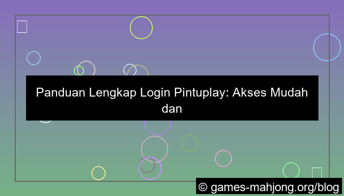 pintuplay login