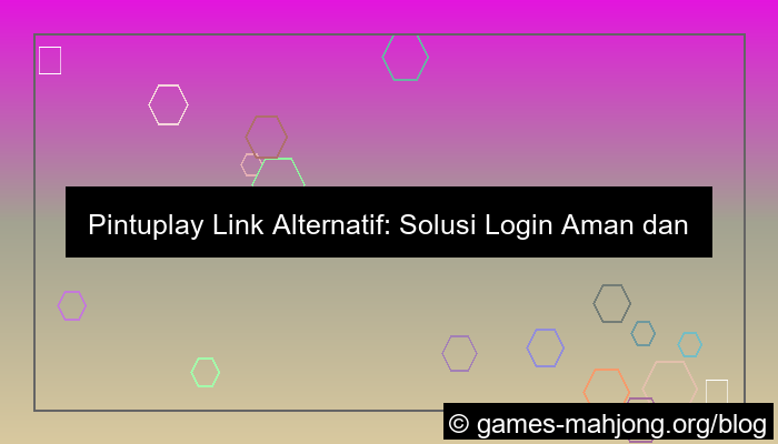 grafik situs pintuplay link alternatif