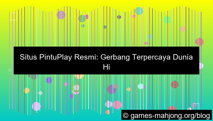 situs pintuplay resmi
