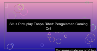 situs pintuplay tanpa ribet