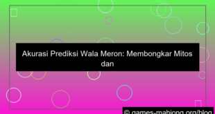 akurasi prediksi wala meron