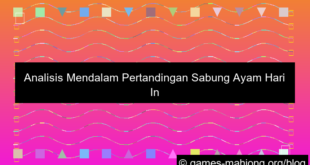 analisa pertandingan hari ini wala meron