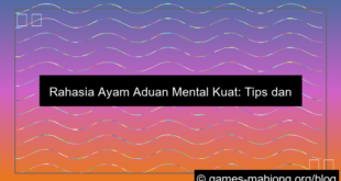 grafik ayam aduan mental kuat