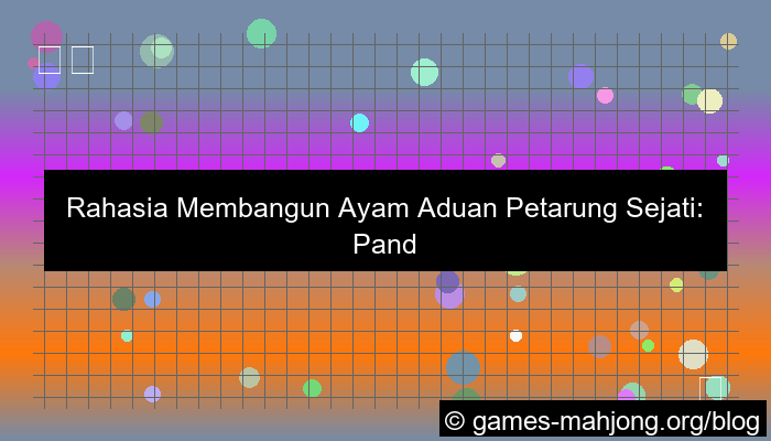 ayam aduan petarung sejati