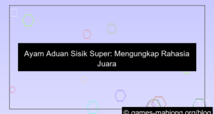 grafik ayam aduan sisik super
