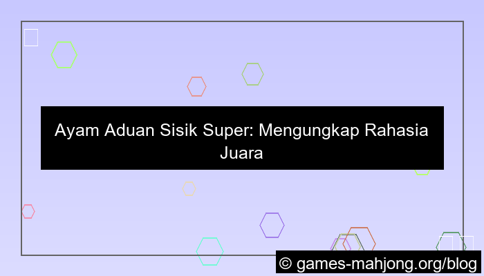grafik ayam aduan sisik super
