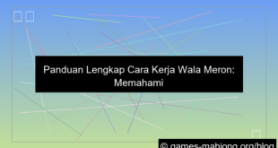 cara kerja wala meron