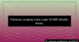 desain cara login sv388