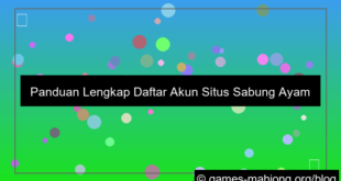 daftar akun situs sabung ayam