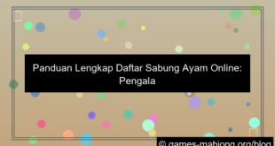 daftar sabung ayam online
