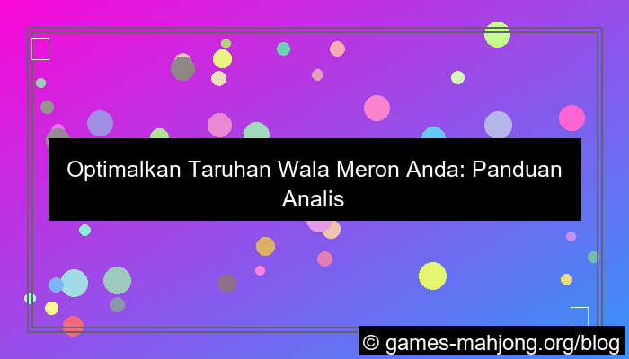 data pertandingan wala meron