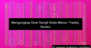 duel sengit wala meron