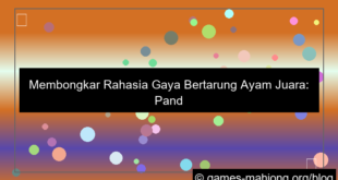 gambar gaya bertarung ayam