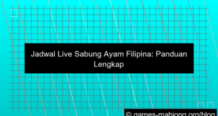 gambar jadwal live sabung ayam filipina