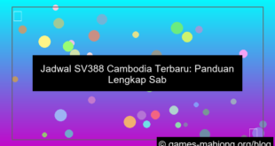 jadwal sv388 cambodia