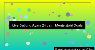 live sabung ayam 24 jam