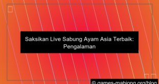 live sabung ayam asia