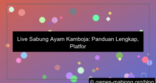 live sabung ayam cambodia