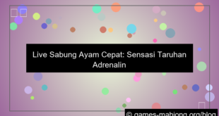 live sabung ayam cepat