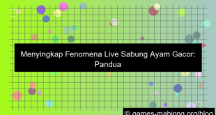 gambar live sabung ayam gacor