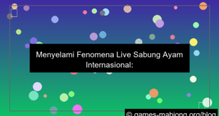live sabung ayam internasional