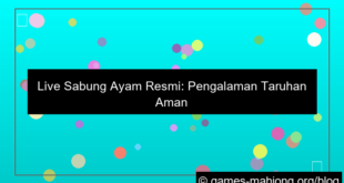 live sabung ayam resmi