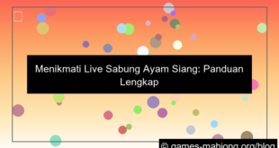 live sabung ayam siang