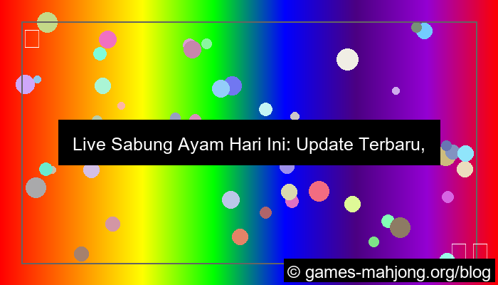 grafik live sabung ayam update