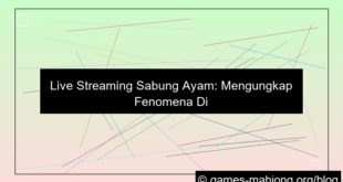 visual live streaming sabung ayam