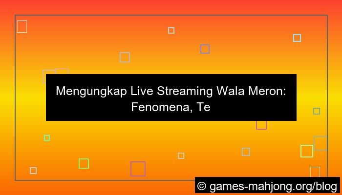 visual live streaming wala meron