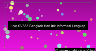 grafik live sv388 bangkok hari ini