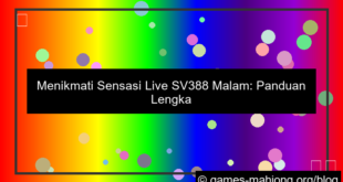 live sv388 malam