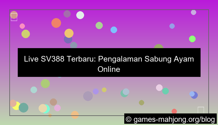 live sv388 terbaru