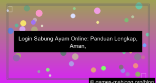 login sabung ayam