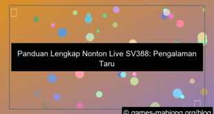 desain nonton live sv388