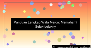 visual panduan lengkap wala meron