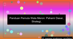 visual panduan pemula wala meron